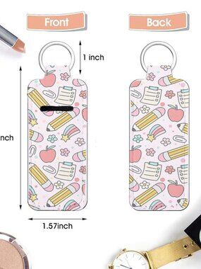 Lip Gloss Holder Lip Stick Keychain